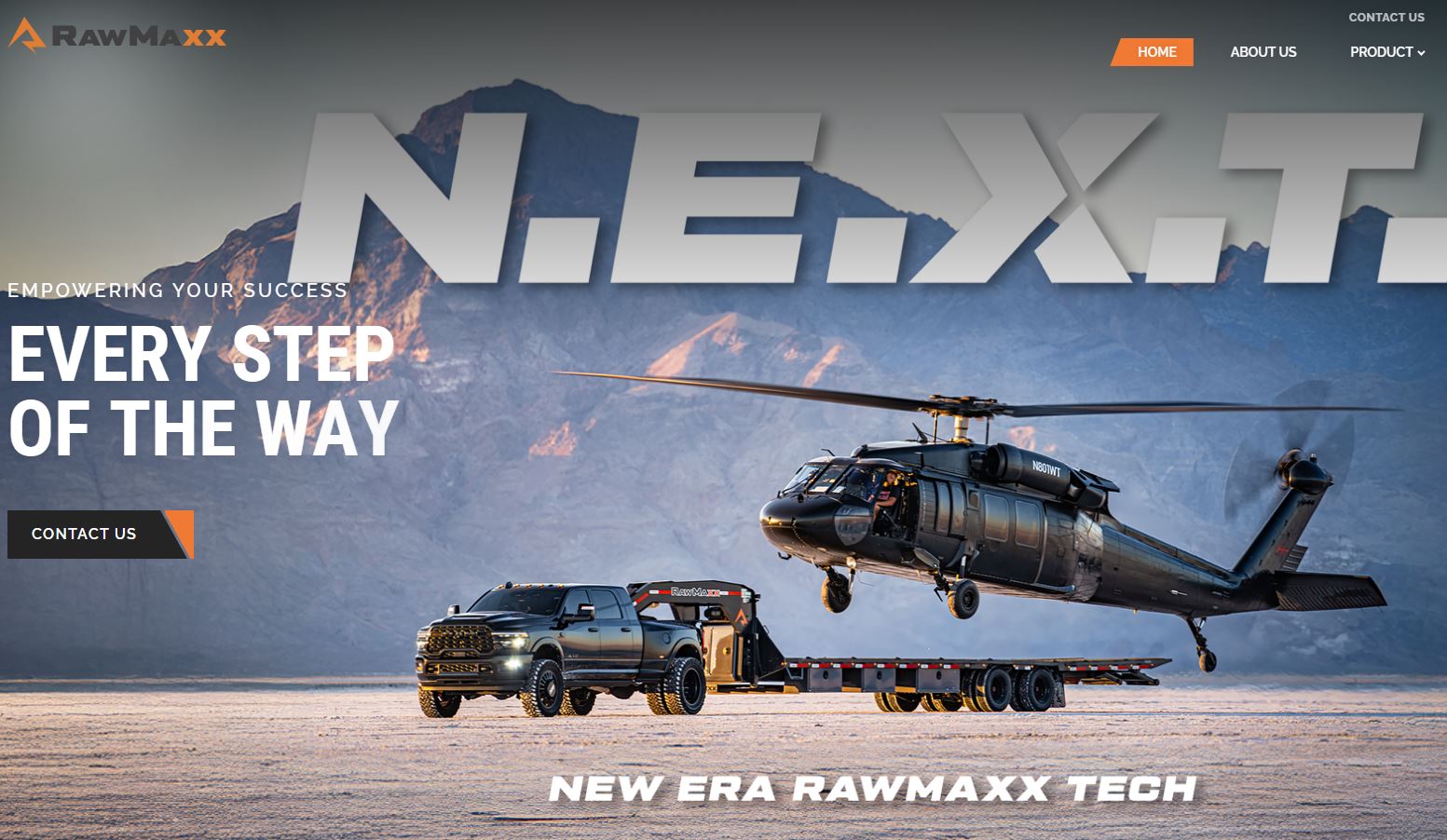 RawMaxx Trailers - Desktop View